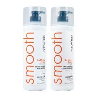 Набор Organic Keragen Smoothing безсульфатные шампунь и кондиционер с кератином, 2х250 г (разлив)