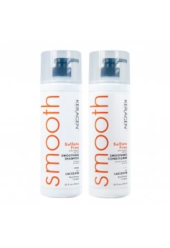 Набор Organic Keragen Smoothing безсульфатные шампунь и кондиционер с кератином, 2х500 г (разлив)