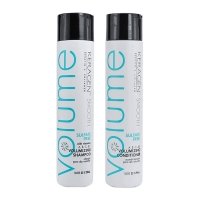 Набор Organic Keragen Volumizing шампунь и кондиционер для объема волос с кератином, 2х298 мл