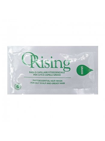 Фитоэссенциальный шампунь ORising Grassi Shampoo для жирной кожи головы и волос, пробник саше 10 мл