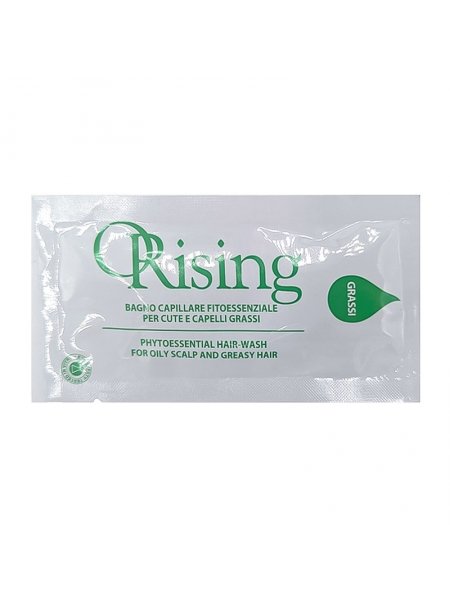 Фитоэссенциальный шампунь ORising Grassi Shampoo для жирной кожи головы и волос, пробник саше 10 мл