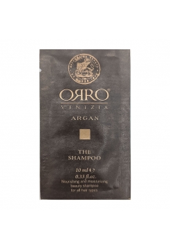 Шампунь ORRO Venezia Argan Shampoo питательный и увлажняющий с маслом арганы, 10 мл (саше)