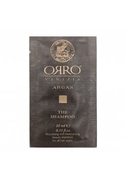 Шампунь ORRO Venezia Argan Shampoo живильний та зволожуючий з олією аргани, 10 мл (саше)