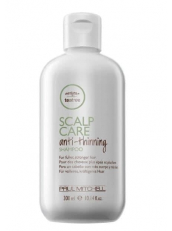 Безсульфатный шампунь для тонких волос Paul Mitchell Tea Tree Scalp Care Anti-Thinning Shampoo (300 мл)