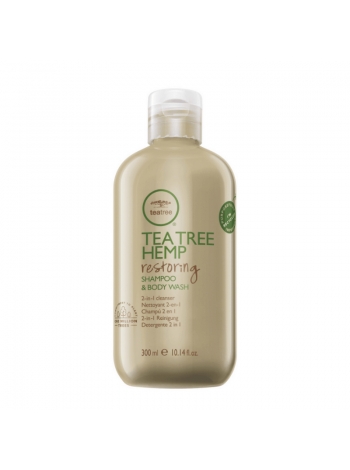 Восстанавливающий шампунь и гель для душа Paul Mitchell Tea Tree Hemp Restoring Shampoo & Body Wash (300 мл)