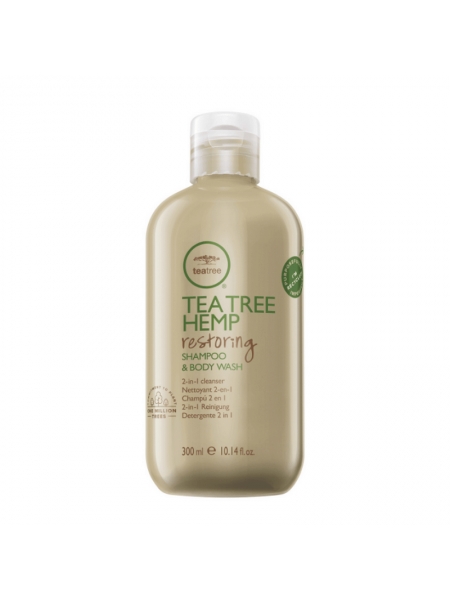 Відновлюючий шампунь та гель для душу Paul Mitchell Tea Tree Hemp Restoring Shampoo & Body Wash (300 мл)