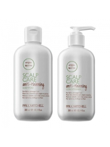 Набор Paul Mitchell Tea Tree Scalp Care Anti-Thinning шампунь и кондиционер для тонких волос, 2х300 мл