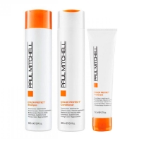 Набір для фарбованного волосся Paul Mitchell Color Protect шампунь, кондиціонер та маска для захисту кольору, 300/300/150 мл