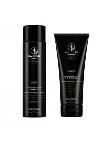 Набор Paul Mitchell Awapuhi Wild Ginger Mirrorsmooth увлажняющие шампунь и кондиционер, 250 мл + 200 мл