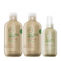 Набір Paul Mitchell Tea Tree Hemp шампунь-гель для душу, що відновлює, кондиціонер-лосьйон для тіла і спрей для волосся, 300/300/200 мл