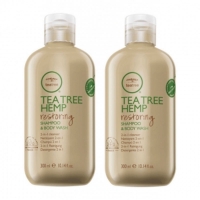 Набор Paul Mitchell Tea Tree Hemp восстанавливающий шампунь-гель для душа и кондиционер-лосьон для тела, 2х300 мл