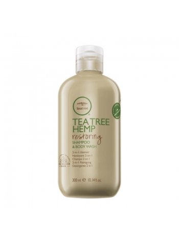 Восстанавливающий шампунь и гель для душа Paul Mitchell Tea Tree Hemp Restoring Shampoo & Body Wash, 300 мл