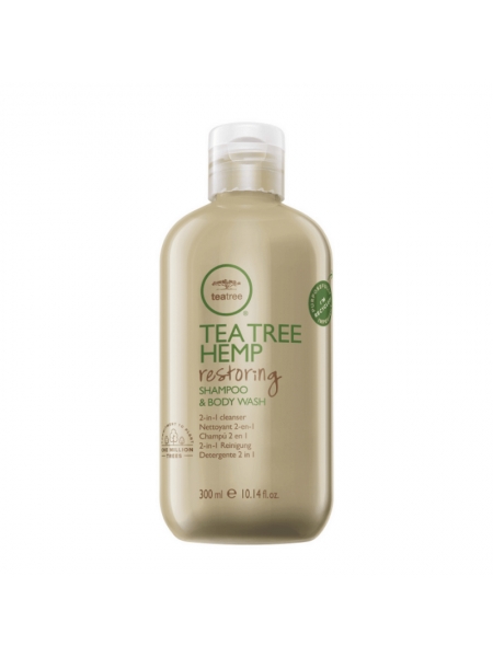 Відновлюючий шампунь та гель для душу Paul Mitchell Tea Tree Hemp Restoring Shampoo & Body Wash, 300 мл