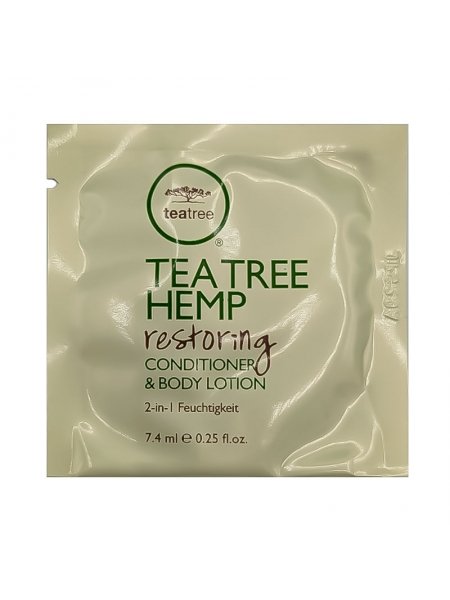 Кондиционер для волос и лосьон для тела Paul Mitchell Tea Tree Hemp Conditioner and Body Lotion, 7,4 мл (саше)