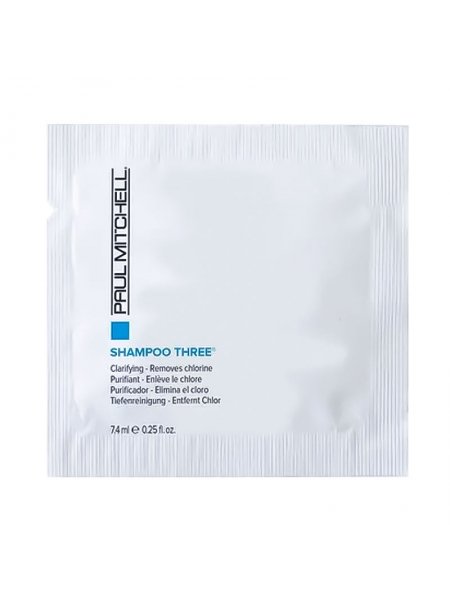 Шампунь Paul Mitchell Clarifying Shampoo Three для глубокой очистки волос, 7,4 мл (саше)