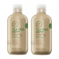 Набір Paul Mitchell Tea Tree Hemp відновлюючий шампунь-гель для душу та кондиціонер-лосьйон для тіла, 2х300 мл