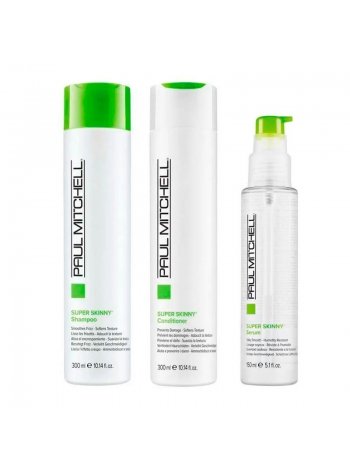 Набор Paul Mitchell Super Skinny Daily разглаживающий шампунь, кондиционер и сыворотка, 300/300/150 мл