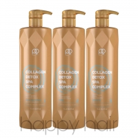 Набор для кератинового выпрямления Paul Oscar Collagen Detox SPA Complex