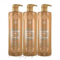 Набір для кератинового випрямлення Paul Oscar Collagen Detox SPA Complex