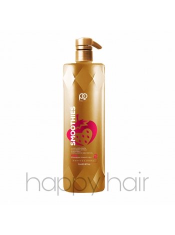 Кератин для волос Paul Oscar Smoothies Smooth & Silky Strawberry (шаг 2)