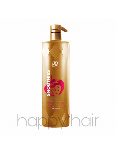 Кератин для волосся Paul Oscar Smoothies Smooth & Silky Strawberry (крок 2)