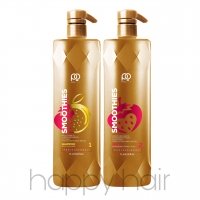 Набір для кератинового випрямлення Paul Oscar Smoothies Smooth & Silky Strawberry