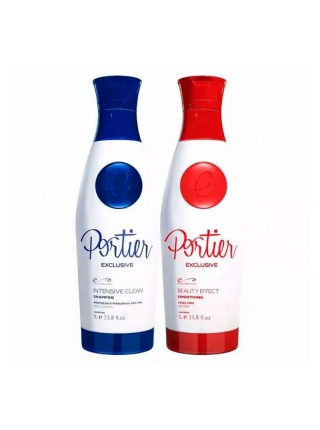Набор Portier Exclusive для кератинового выпрямления, 2х500 г (разлив)