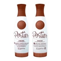 Набор Portier Cacao Thermo Smoothing для кератинового выпрямления, 2х200 г (разлив)