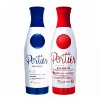Набір Portier Exclusive для кератинового випрямлення, 2х100 г (розлив)