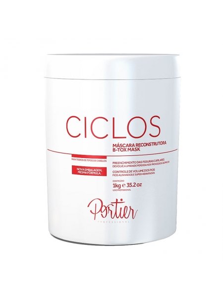 Ботокс Portier Ciclos B-TOX Mask для волос, 1000 мл (заводская)