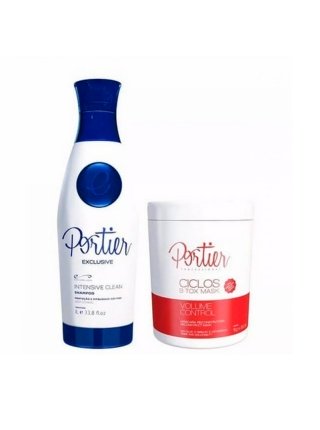 Набор ботокса Portier Ciclos B-TOX Mask для волос, 2х1000 мл (заводские)