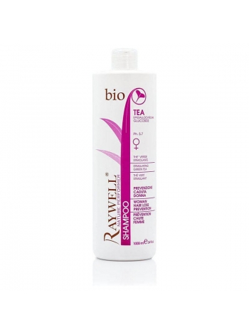 Жіночий шампунь проти випадіння волосся Raywell Bio Tea Shampoo, 500 г (розлив)