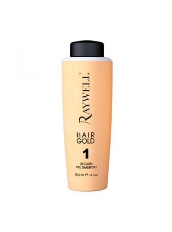 Шампунь глубокой очистки Raywell Botox Hairgold Alcalin Pre Shampoo, 1000 мл (заводская)