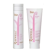 Набір для розгладження волосся Raywell Bio Boma розгладжуючий шампунь і кондиціонер, 2х250 мл (заводські)