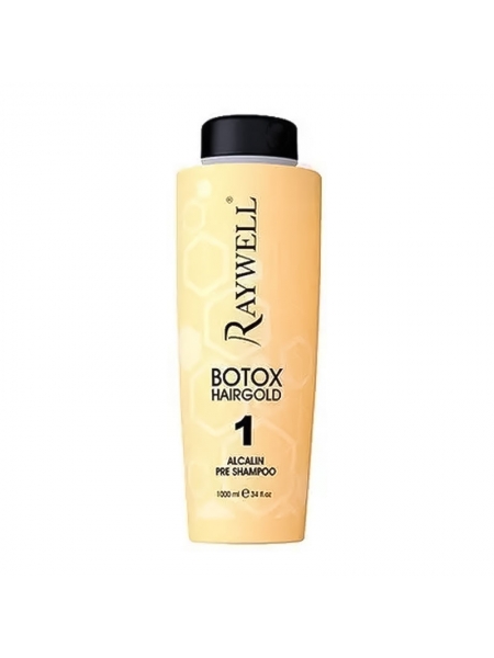 Шампунь глубокого очищения Raywell Botox Hairgold Alcalin Pre Shampoo