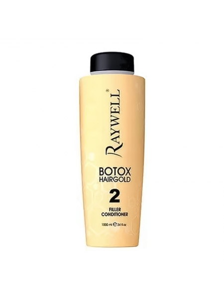 Філлер-кондиціонер Raywell Botox Hairgold Filler Conditioner для відновлення та об'єму волосся, 500 г (розлив)