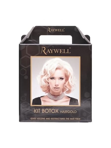 Набір для відновлення волосся Raywell Botох Hairgold Kit 3x150 мл