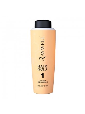 Шампунь глубокого очищения Raywell Botox Hairgold Alcalin Pre Shampoo, 1000 мл (заводська)