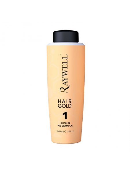 Шампунь глубокого очищения Raywell Botox Hairgold Alcalin Pre Shampoo, 1000 мл (заводська)