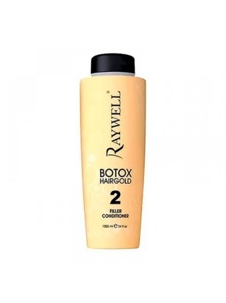 Філлер-кондиціонер Raywell Botox Hairgold Filler Conditioner для відновлення та об'єму волосся, 1000 мл (заводська)