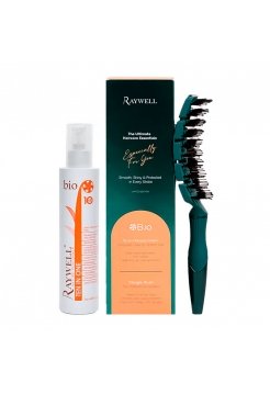 Набір RAYWELL BIO для догляду за волоссям (молочко 10 в 1 200 мл + щітка Max Pro Detangler Brush)