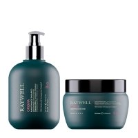 Набір Raywell BIO CROMA шампунь і маска для захисту кольору фарбованого волосся (RR606/RR608), 275+245 мл (заводські)