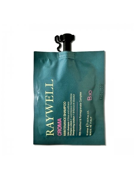 Шампунь Raywell BIO CROMA Shampoo для захисту кольору фарбованого волосся пробник (RR615), 20 мл