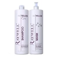 Набір для освітленого волосся Raywell NO YELLOW (шампунь + маска)