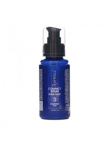 Сыворотка для блеска волос Raywell Shine Filler Compact Serum с гиалуроновой кислотой, 80 мл