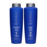 Набір для блиску Raywell Shine Filler шампунь та маска для тьмяного волосся, 2х500 г (розлив)
