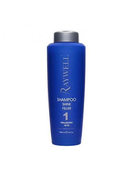 Шампунь для блеска волос Raywell Shine Filler Shampoo с гиалуроновой кислотой, 500 г (разлив)