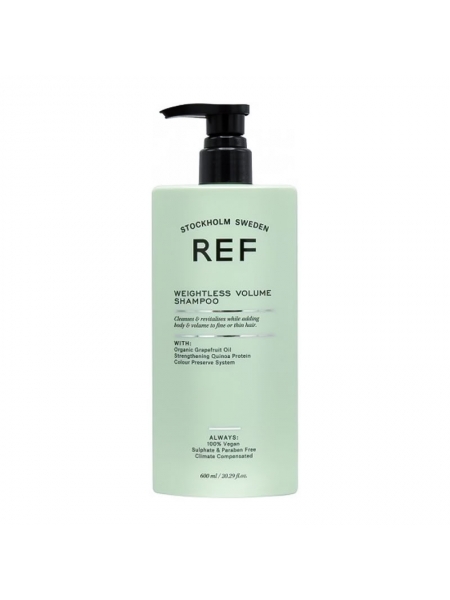 Шампунь REF Weightless Volume Shampoo для об'єму волосся, 600 мл