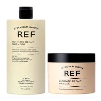 Набір "Відновлення волосся" REF DUO Ultimate Repair шампунь і маска, 285/250 мл