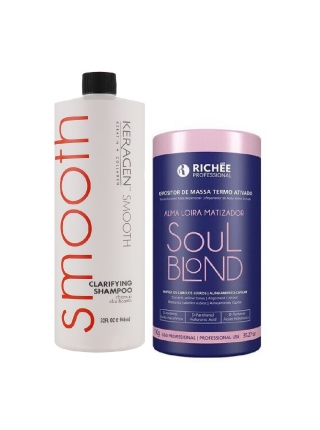 Набор бoтoкca для волос Richee Soul Blond, 100/200 г (разлив)